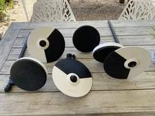 Roland CY-5 Dual Trigger Cymbal Pads Drums 6 Piece Set Working electric drum