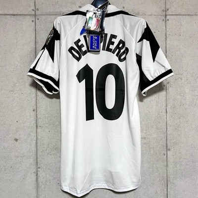 Kappa DEL PIERO 10 ホワイトシャツ Alessandro Del Piero #10 Juventus 1998/99 Away Jersey Kappa Size M
