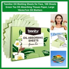 Natural Oil Absorbent Blotting Papers with Green Tea Makeup Friendly Sheets