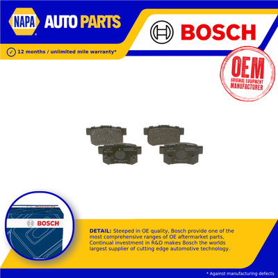 Brake Pads Set Rear 0986494358 Bosch 71750931 71768493 71768576 AY060HN003 New