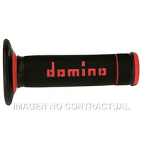 Griffe Domino Aus Road X - Treme Schwarz-Rot RäUmen D 22 MM L 118 FüR Motorrad