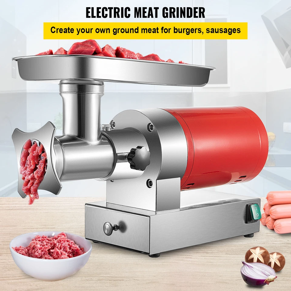 Commercial Meat Grinder Electric 660lbs/h 1.5HP Sausage Stuff Meat Mincer - Image 2 of 4