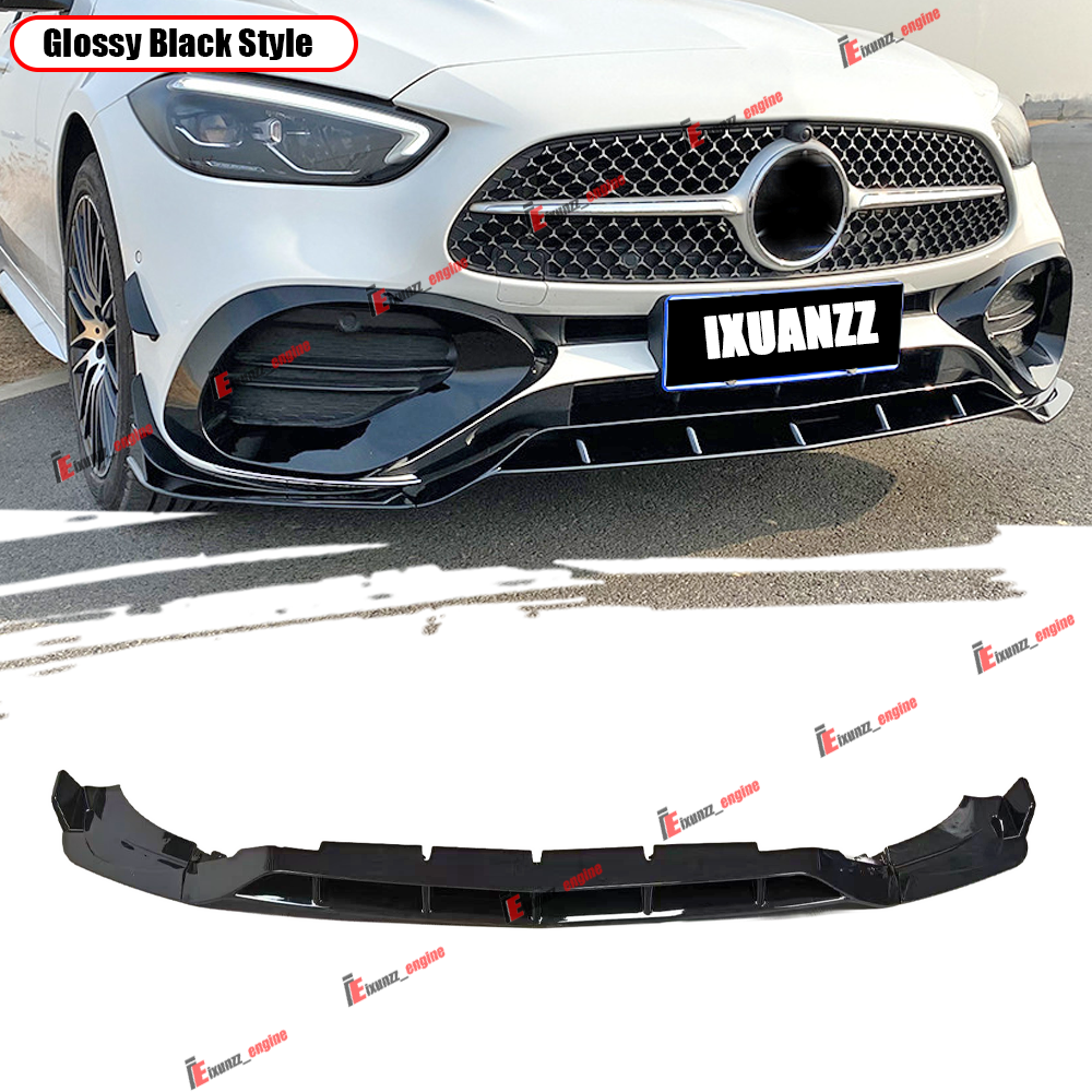 For Mercedes Benz W206 C300 C43 AMG 22-25 BRS Style Gloss Black
