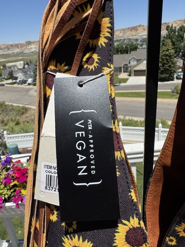 LE MIEL GORGEOUS XL HOBO SUNFLOWER BAG, FRINGE AND BEAUTIFUL COLOR, NEW WITH TAG - Picture 9 of 19