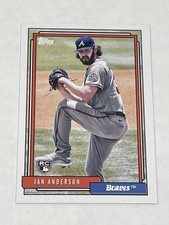 2021 Topps Update Baseball 1992 Topps Redux - Ian Anderson RC - Atlanta Braves