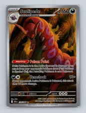 Scolipede 134 2025 Pokemon S&V Black Bolt Illustration Rare Card NM+