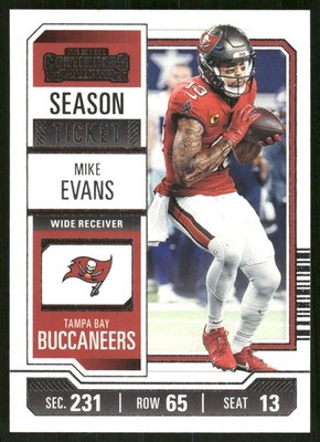 2023 Panini Contenders #94 Mike Evans Season Ticket