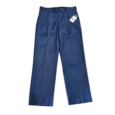 Chaps Kids Sz 10 Navy Blue Straight Leg School Uniform Pants NEW