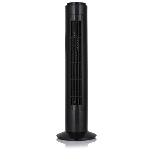 Signature 29” 3 Speed Tower Fan with Oscillation, Adjustable Tilt, Black,