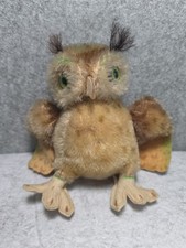 Vintage Steiff Mohair Owl Wittie 4.5"