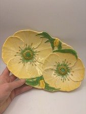 Carlton Ware Vintage Buttercup Platter Australian Design Dish Mid Century Yellow