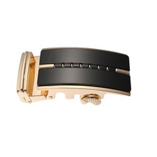 Automatic Belt Buckle Men's Fashion Belt Fastener Unique Buckle Golden