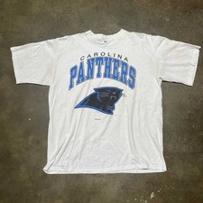 Vintage 90s Carolina Panthers NFL White T-Shirt reprint AN59585