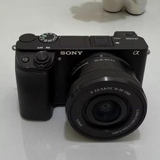 Sony Alpha A6300 24.2MP Mirrorless Digital Camera w/16-50mm Zoom Lens - 90% NEW