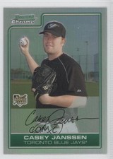 2006 Bowman Draft Chrome Refractor Casey Janssen #BDP26 0m8