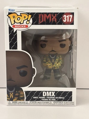 Funko POP! Rocks DMX in Camouflage Jacket #317 NEW Vaulted POP Ruff Ryders X Dog