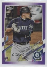 2021 Topps Chrome Update Target Rookie Debut Purple Refractor Evan White 0w7