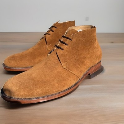 Men s Handmade Suede Chukka Boots by Miguel 