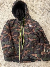 The North Face Boy Jacket Size 7 Camo Pattern