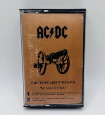 AC/DC - For Those About to Rock We Salute You Cassette Tested Rock Angus Young