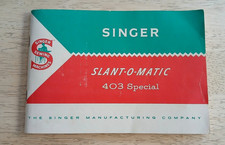 Original Singer Sewing Machine Owners Instruc...