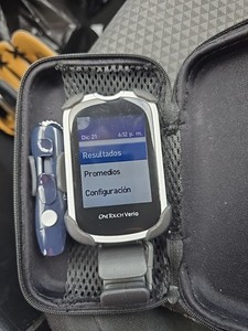 One Touch Verio Blood Glucose Blood Sugar Meter Device W/ Case & Holder