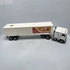 Hot Wheels Vintage 1980 Steering Rigs Kenworth Racing Team Trailer White