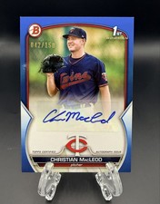 2023 Bowman - Paper Prospect Autographs Christian Macleod #PPA-CMD Blue /150 
