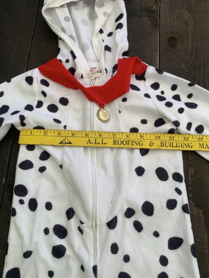 Vtg 101 DALMATIONS HALLOWEEN COSTUME 4T child toddler Disney  Store Pongo - Image 3 of 4