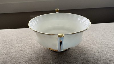 Royal Albert Val D'or England bone china two-handled soup bowl