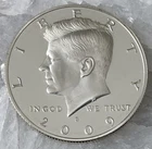 2000-S Proof Kennedy Half Dollar 50C 90% Silver
