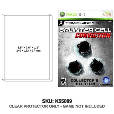 Protector For Ubisoft Splinter Cell Conviction Collectors Edition Xbox 360