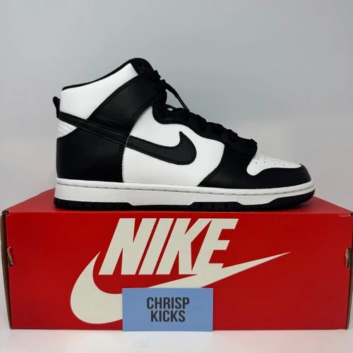 Nike Dunk High Retro 'Panda' Shoes Black White DD1399-105 Mens Sizes Brand New!