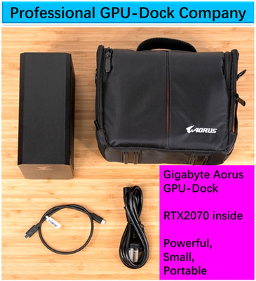Gigabyte aorus gaming-box/GPU-Dock  thunderbolt3 Graphics card dock with RTX2070