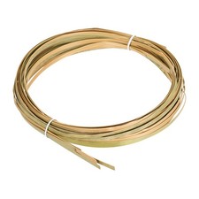 7 Roll Bamboo Strips for Weaving,0.16"x10ft Basket Weaving Supplies 0.5mm Green