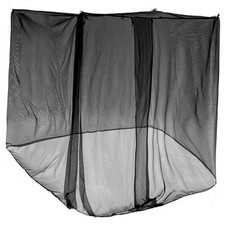 4 Corners Mosquito Net for Mosquiteros L79 X W47 X H59 Inch Black 1 Opening