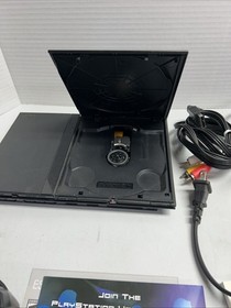 Sony PlayStation 2 PS2 Slim Console with OEM Cords + Controller & Memory Card!