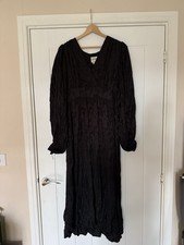 Joanie Victoria Dress Size 12 - Black Floral Damask Print - Worn Once
