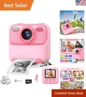 1080P Kids Digital Camera with Printing & Selfie Modes, Ideal Gift for Ages 3-12