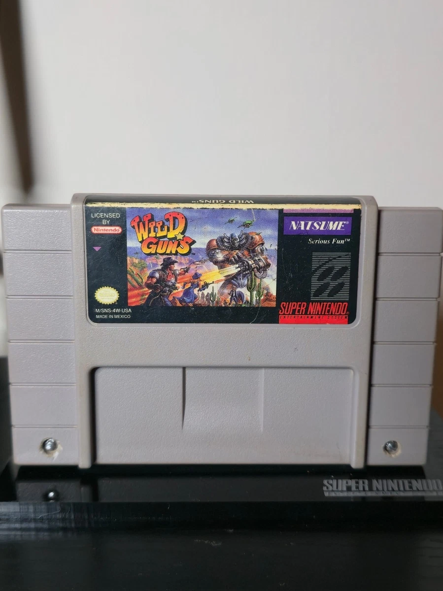 Nintendo SNES Video Games Wild Guns for sale | eBay