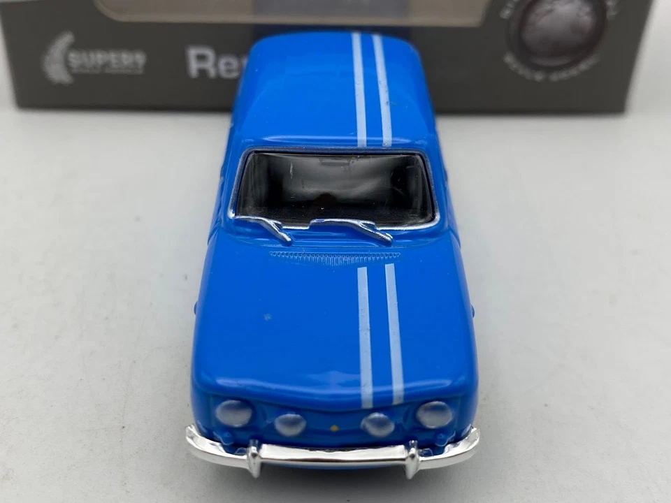 1:60 WELLY RENAULT R8 1960s blu auto diecast metallo Ref: 52450W - Immagine 3 di 4