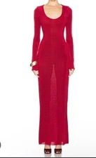 SER.O.YA Women’s Rashelle Maxi Dress in Ruby Red XL $300!!