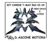 KIT CARENE TMAX 560 2022 2023 2024 15 PEZZI NERO OPACO E LUCIDO YAMAHA T-MAX