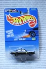 VINTAGE 1997 Hot Wheels CHINA black CITY POLICE #622 Buick Regal KOJAK CAR!