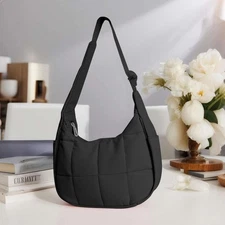 Crescent Crossbody Bag Hobo Sling Shoulder Bag Purse Casual Dumpling Bag Fashion