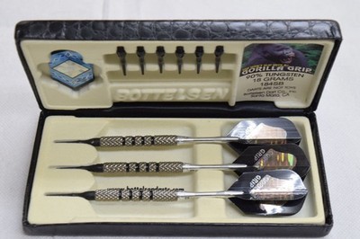 RARE Mint Bottelsen Gorilla Grip Soft Tip Darts 90% Tungsten 20g 209SBG Full Set