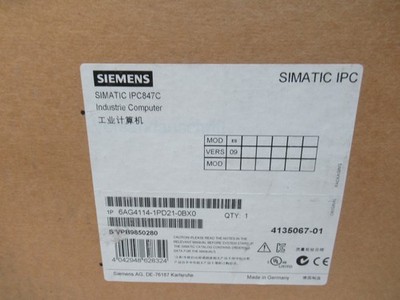 SIEMENS SIMATIC 19'' INDUSTRIAL RACK PC IPC847C, 6AG4114-1PD21-0BX0, WINXP