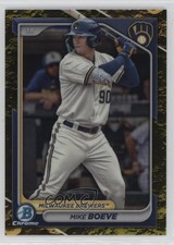 2024 Bowman Chrome Prospects Yellow Lunar Refractor /75 Mike Boeve #BCP-138 uk2