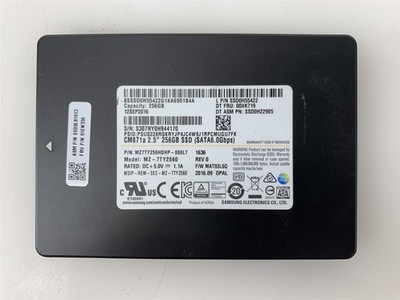 Samsung 256GB MZ-7TY2560 MZ7TY256HDHP-000L7 SSD 
