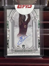 2024 Topps Royalty Pillars Of Greatness Signatures Donovan Mitchell Auto /5 3/5